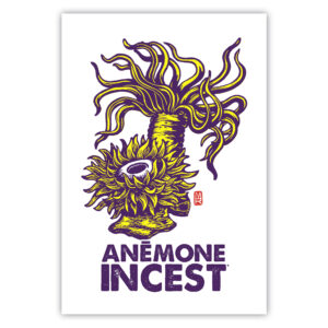 Carte postale Anémone incest melle Melle Roze