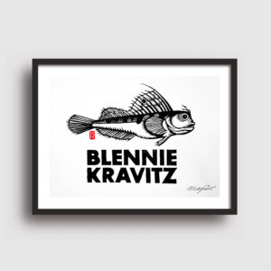 Gravure Blennie Kravitz de Melle Roze