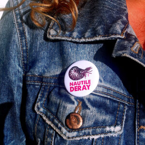 Badge Nautile Deray de Melle Roze