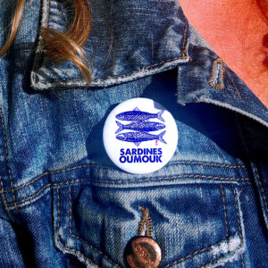 Badge Sardines oumouk de Melle Roze