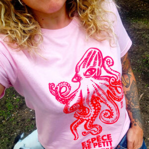 T-Shirt espèce de petit tentaculé de Melle Roze
