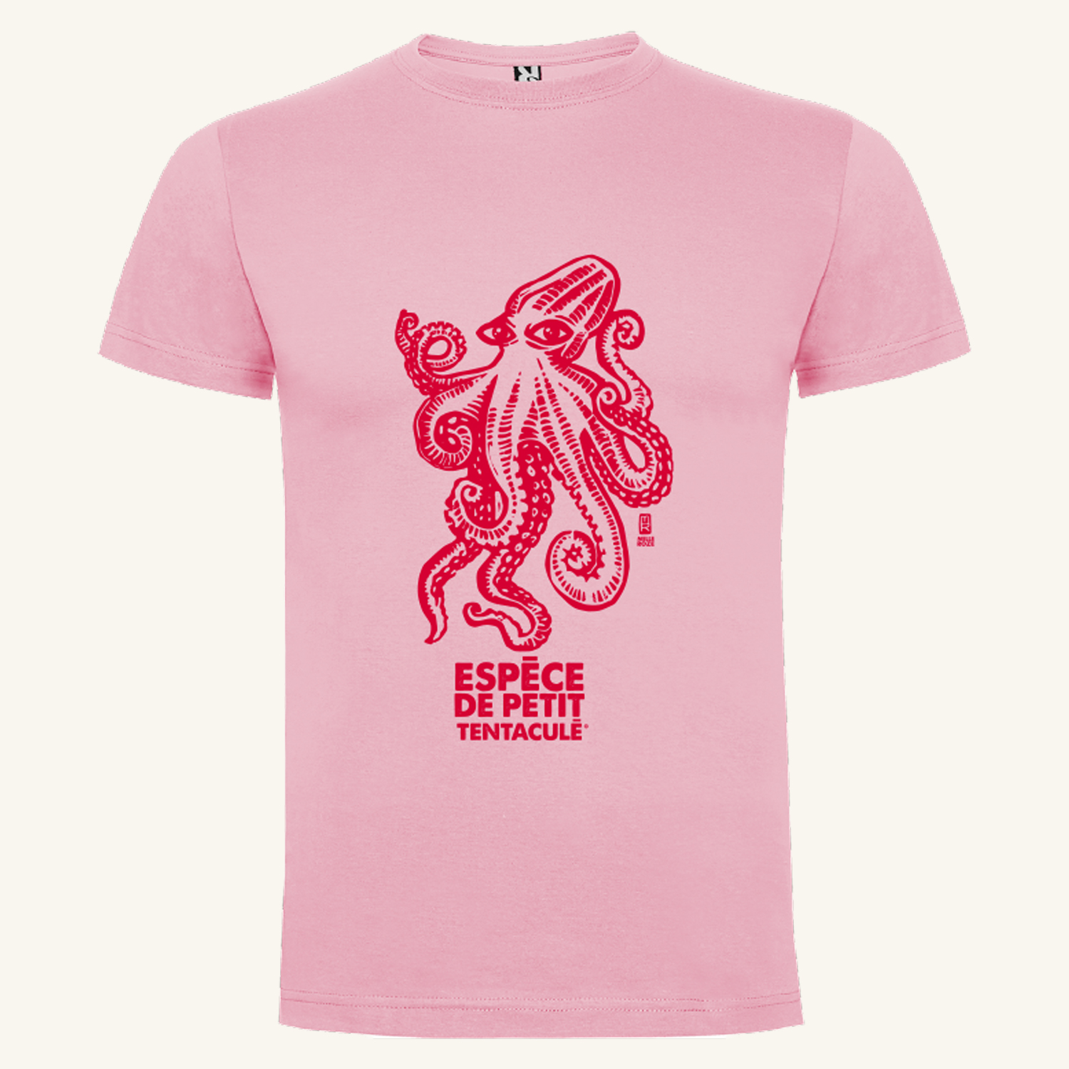 T-Shirt espèce de petit tentaculé de Melle Roze